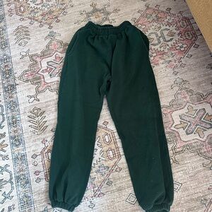 Storets s/m green 100% cotton sweatpants
